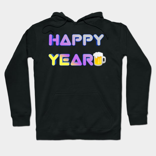 Happy year Hoodie by Sofyane nadif